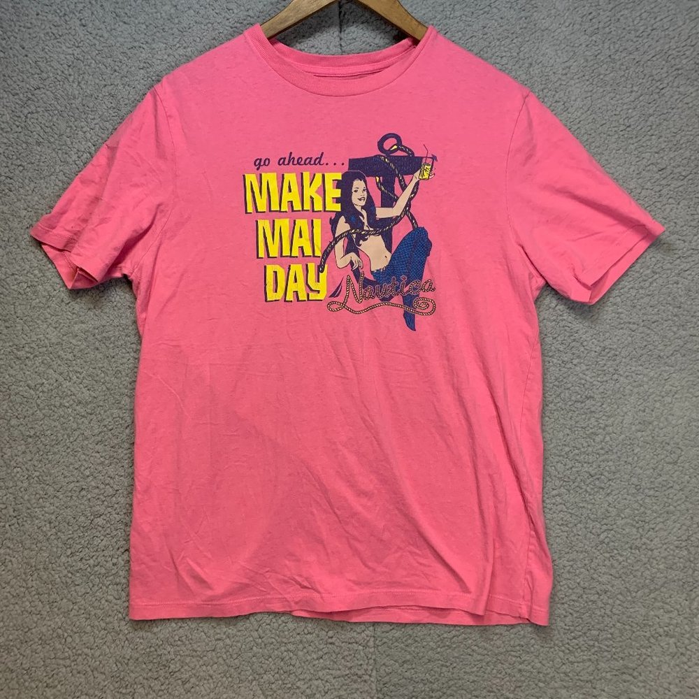 Nautica Graphic Mermaid T-Shirt. Excellent